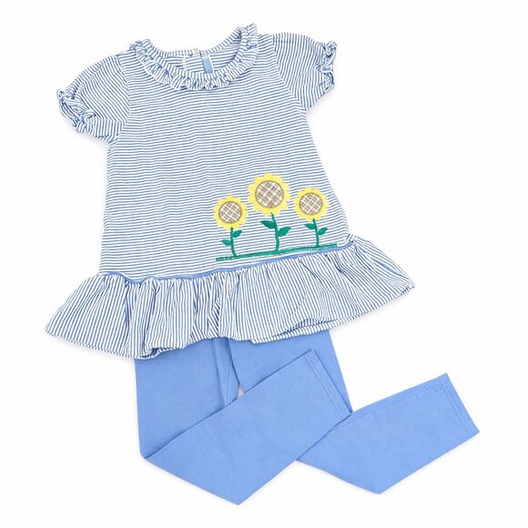 Trotter Street Kids Other - Trotter Street Kids Sunflower Tunic Leggings Set